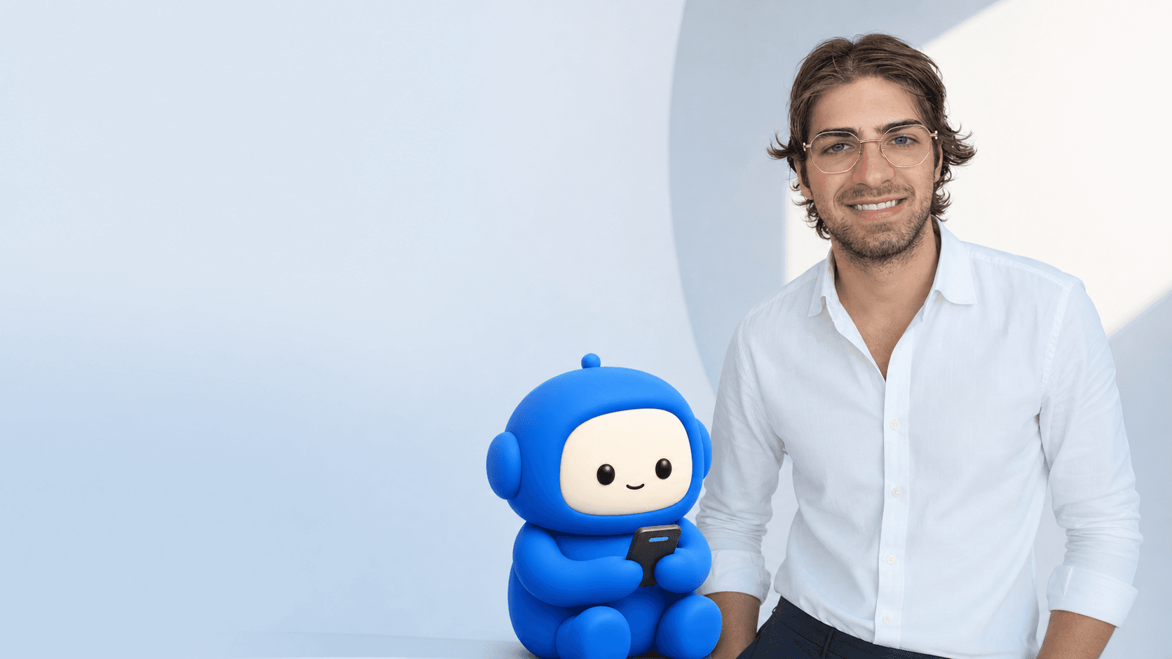Miguel e a assistente Replya